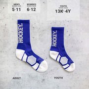 Hockey Woven Mid-Calf Socks - Just Hockey.