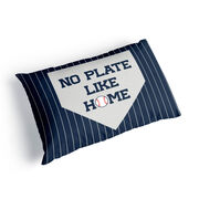 Baseball Pillowcase - No Plate Like Home