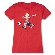 Soccer Women's Everyday Tee - Skeleton Striker