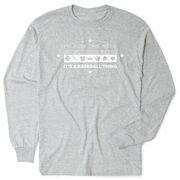 Baseball Tshirt Long Sleeve - 24-7 Baseball