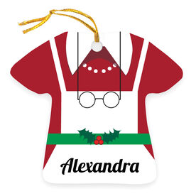 Personalized Ornament - Mrs. Clause Outfit