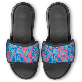 Personalized Repwell&reg; Slide Sandals - Floral Pattern