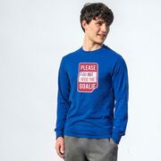 Hockey Tshirt Long Sleeve - Don't Feed The Goalie
