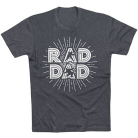 Hockey T-Shirt Short Sleeve - Rad Dad [Charcoal/Adult Small] - SS