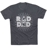 Hockey T-Shirt Short Sleeve - Rad Dad [Charcoal/Adult Small] - SS