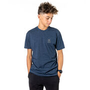 Hockey Short Sleeve T-Shirt - Hockey Is My Favorite Season (Back Design)
