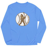 Baseball Long Sleeve Performance Tee - Baseball Bigfoot