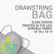 Tennis Drawstring Backpack - Let's Raise A Racket