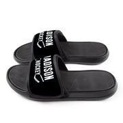 Hockey Repwell&reg; Slide Sandals - Personalized Team Name with Sticks