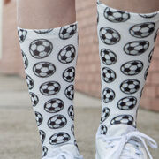 Soccer Graphic Flex Mid-Calf Socks - Striker
