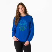 Hockey Tshirt Long Sleeve - Have An Ice Day Smiley