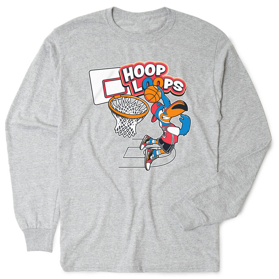 Basketball Tshirt Long Sleeve - Hoop Loops