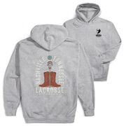 Guys Lacrosse Hooded Sweatshirt - Nashville Lacrosse (Back Design)