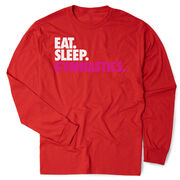 Gymnastics Tshirt Long Sleeve - Eat. Sleep. Gymnastics