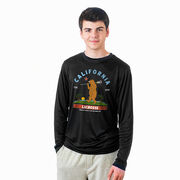 Guys Lacrosse Long Sleeve Performance Tee - California Lacrosse