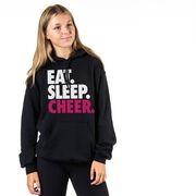 Cheerleading Hooded Sweatshirt - Eat Sleep Cheer