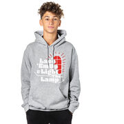 Hockey Hooded Sweatshirt - Lace 'Em Up And Light The Lamp