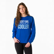 Hockey Tshirt Long Sleeve - Hockey Girls Are Cooler