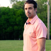 Guys Lacrosse Short Sleeve Polo Shirt - Chillax'n Lacrosse