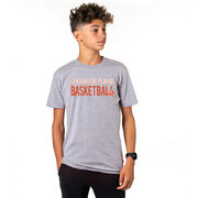 Basketball Tshirt Short Sleeve I'd Rather Be Playing Basketball