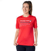 Hockey Short Sleeve Performance Tee - Hockey Mom Definition