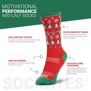 Socrates® Mid-Calf Performance Socks - Season Of Awesome