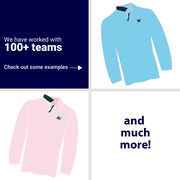 Custom Team Long Sleeve Polo -  Hockey