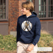 Baseball Hooded Sweatshirt - Baseball Bigfoot