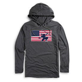 Hockey Lightweight Hoodie - Patriotic Hockey