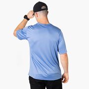 Men's Running Short Sleeve Tech Tee - 13.1 Half Marathon Vertical