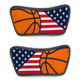 Basketball Repwell&reg; Sandal Straps - USA Flag