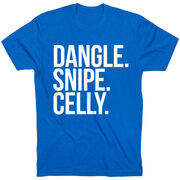 Hockey Short Sleeve T-Shirt - Dangle Snipe Celly Words