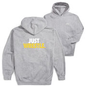 Wrestling Hooded Sweatshirt - Just Wrestle (Back Design)