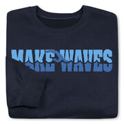 Swimming Crewneck Sweatshirt - Make Waves