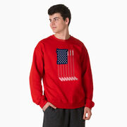 Hockey Crewneck Sweatshirt - American Flag