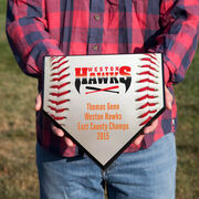 Baseball Your Logo Home Plate Plaque