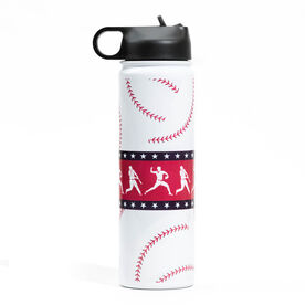 Baseball Stainless Steel Water Bottle - USA Baseball