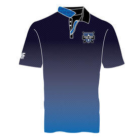 Custom Team Short Sleeve Polo Shirt - Baseball Gradient