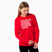 Lacrosse Long Sleeve Performance Tee - All Weekend Lacrosse
