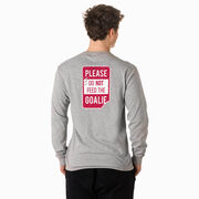 T-Shirt Long Sleeve - Don’t Feed The Goalie (Back Design)