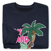 Guys Lacrosse Crewneck Sweatshirt - Lax Lizard