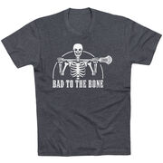 Guys Lacrosse T-Shirt Short Sleeve - Bad To The Bone