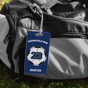 Soccer Bag/Luggage Tag - Personalized Soccer Team Ball
