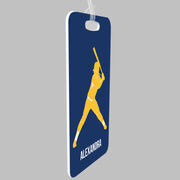 Softball Bag/Luggage Tag - Personalized Softball Batter