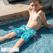 Soccer Swim Trunks - Island Breeze