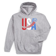 Soccer Hooded Sweatshirt - USA Patriotic