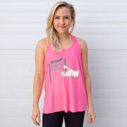 Volleyball Flowy Racerback Tank Top - Goosebumps