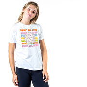 Volleyball Short Sleeve T-Shirt - Bump, Set, Spike