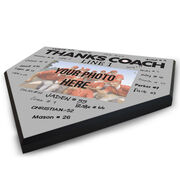 Baseball Home Plate Plaque - Thank You Coach Photo Autograph