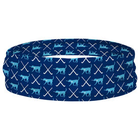 Field Hockey Multifunctional Headwear - Fetch the Field Hockey Dog RokBAND